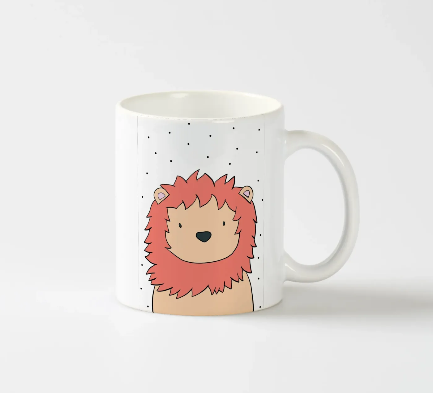 Der Löwe ceramic mug by BAINAI KIDS