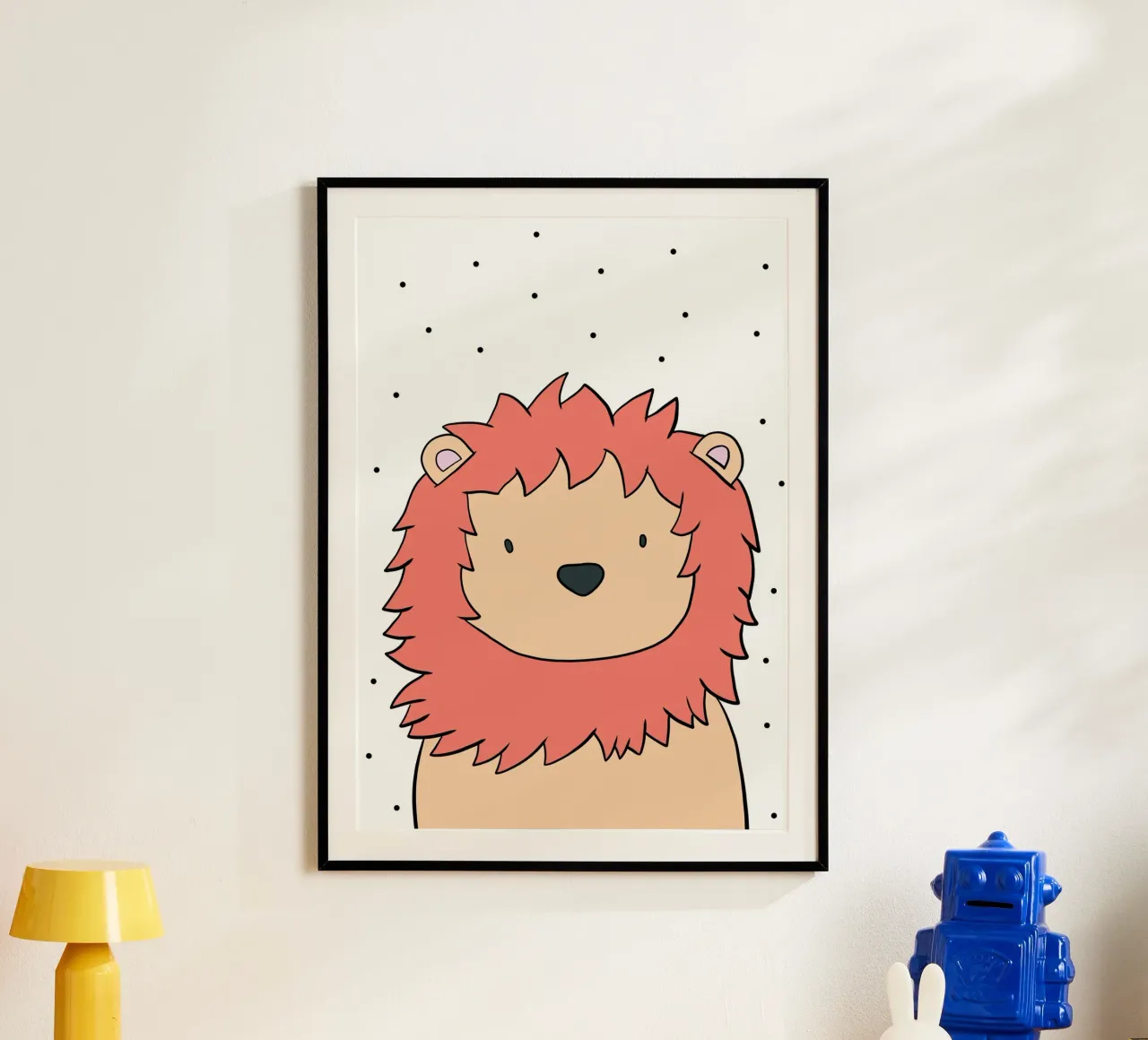 Der Löwe poster con telaio in plastica da BAINAI KIDS