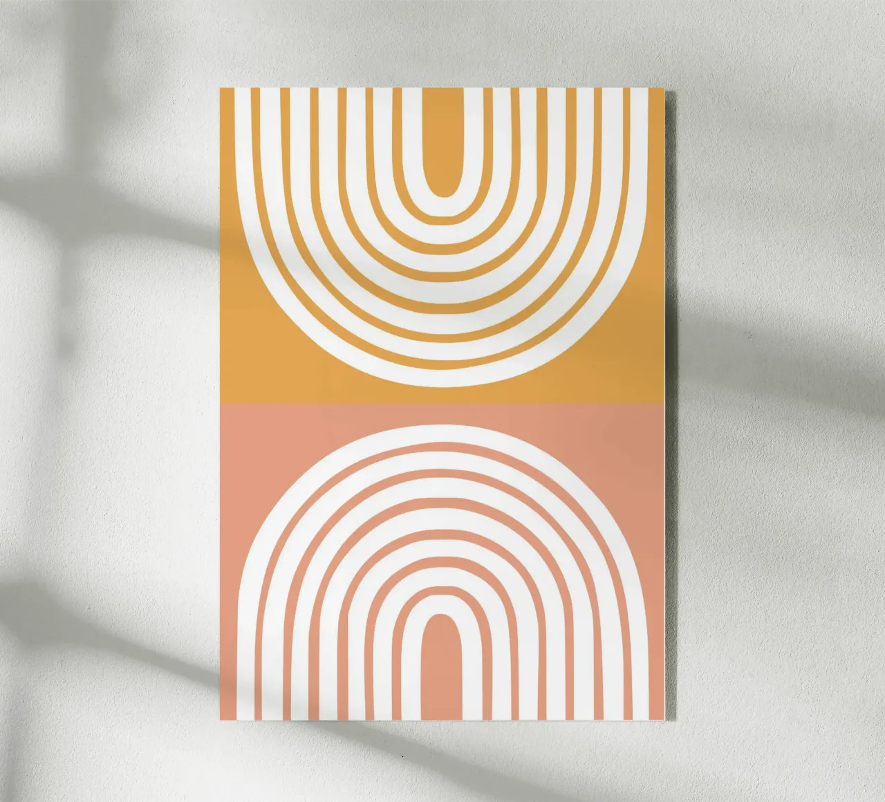 Summer Mid Century II Acryl-Glas von BAINAI