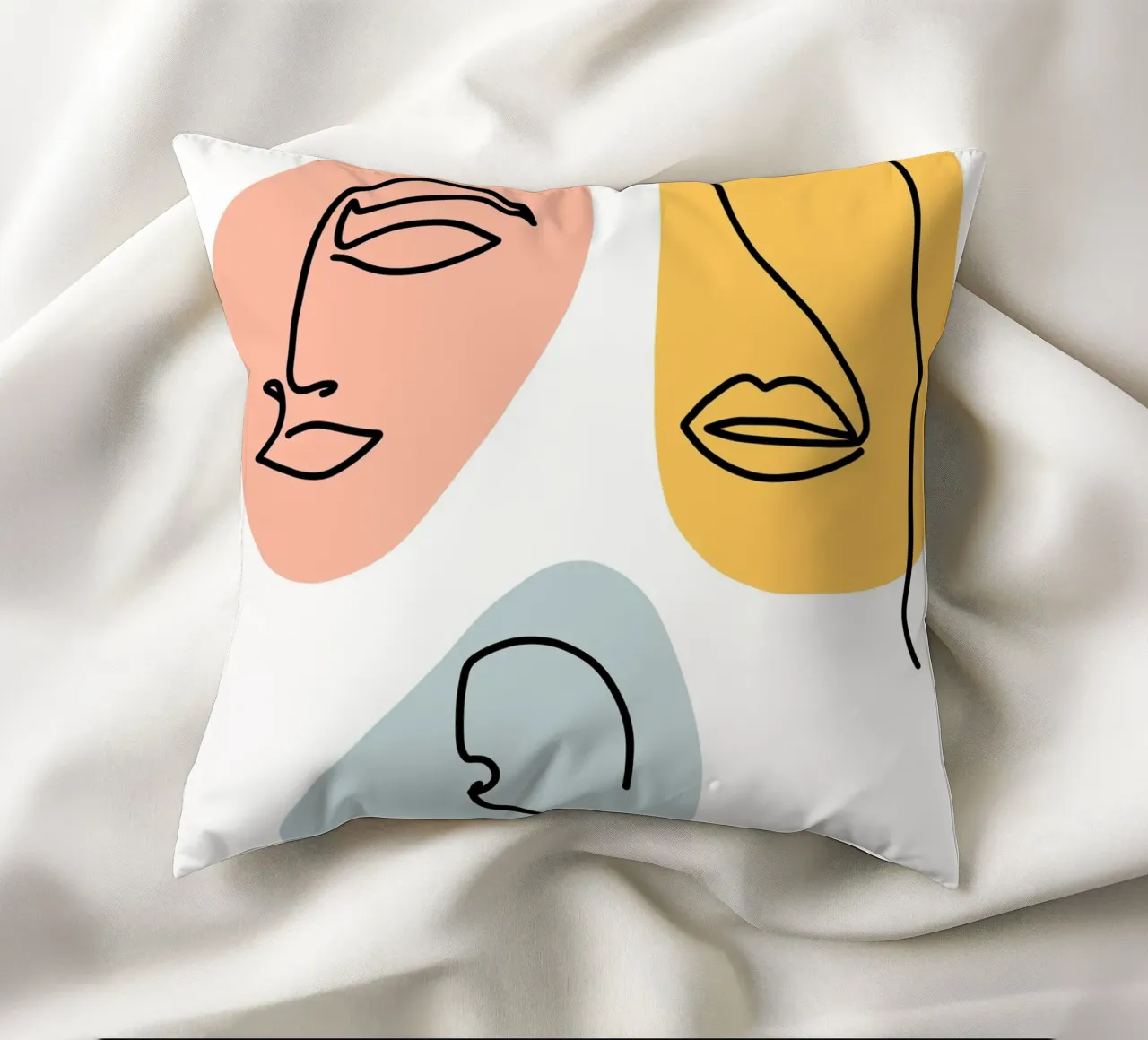 Optimism - Line Art cuscino da BAINAI