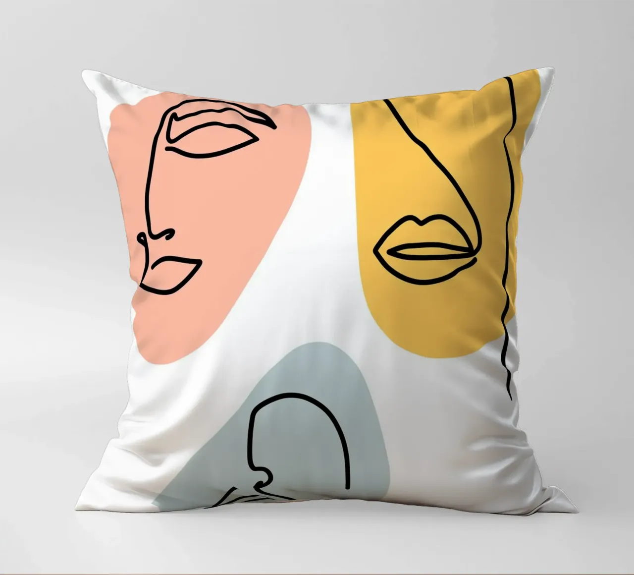 Optimism - Line Art cuscino da BAINAI