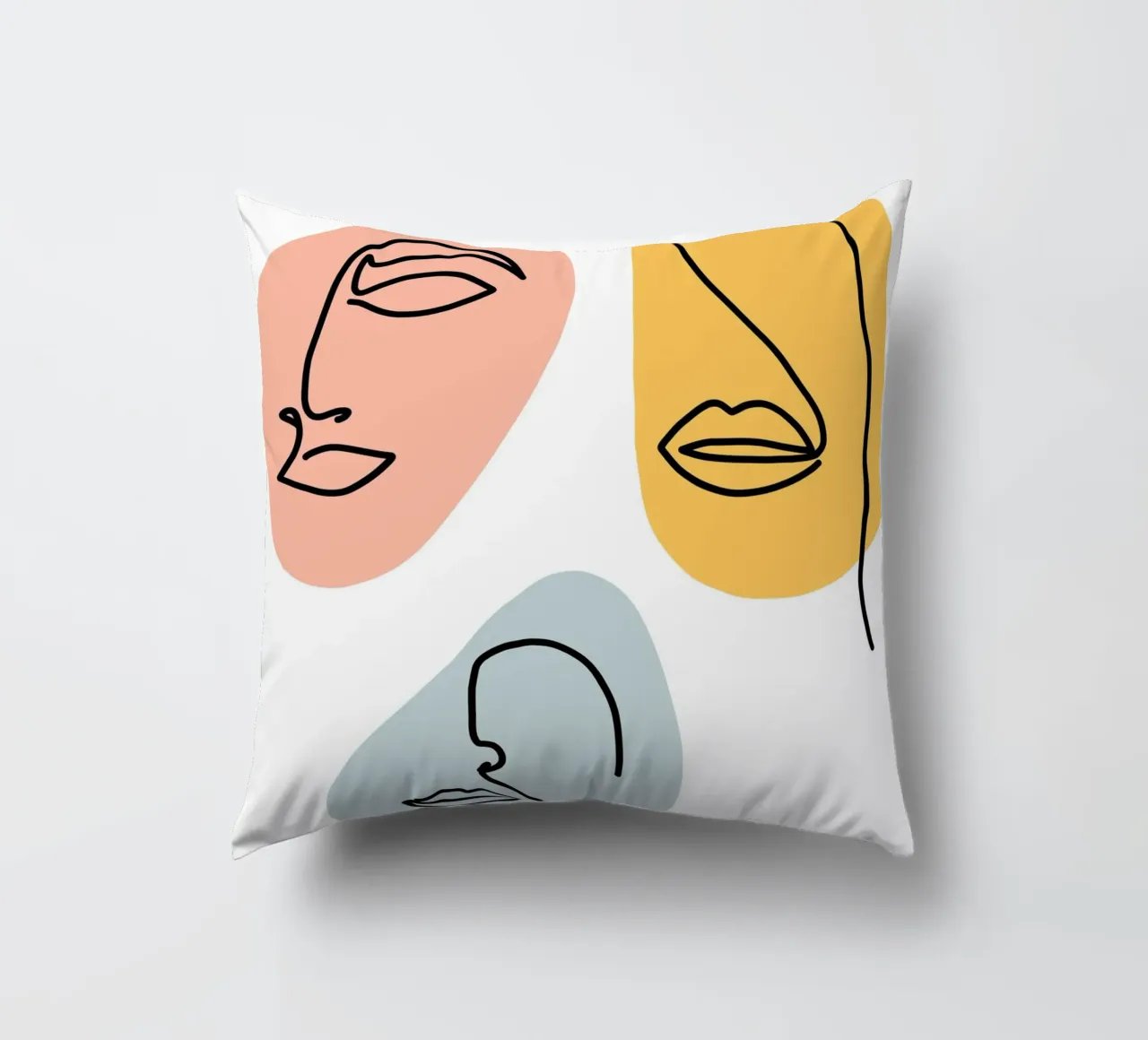 Optimism - Line Art cuscino da BAINAI