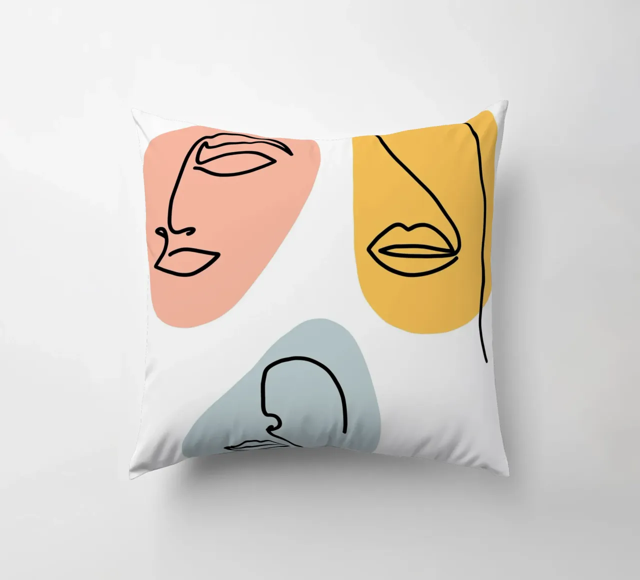 Optimism - Line Art cuscino da BAINAI