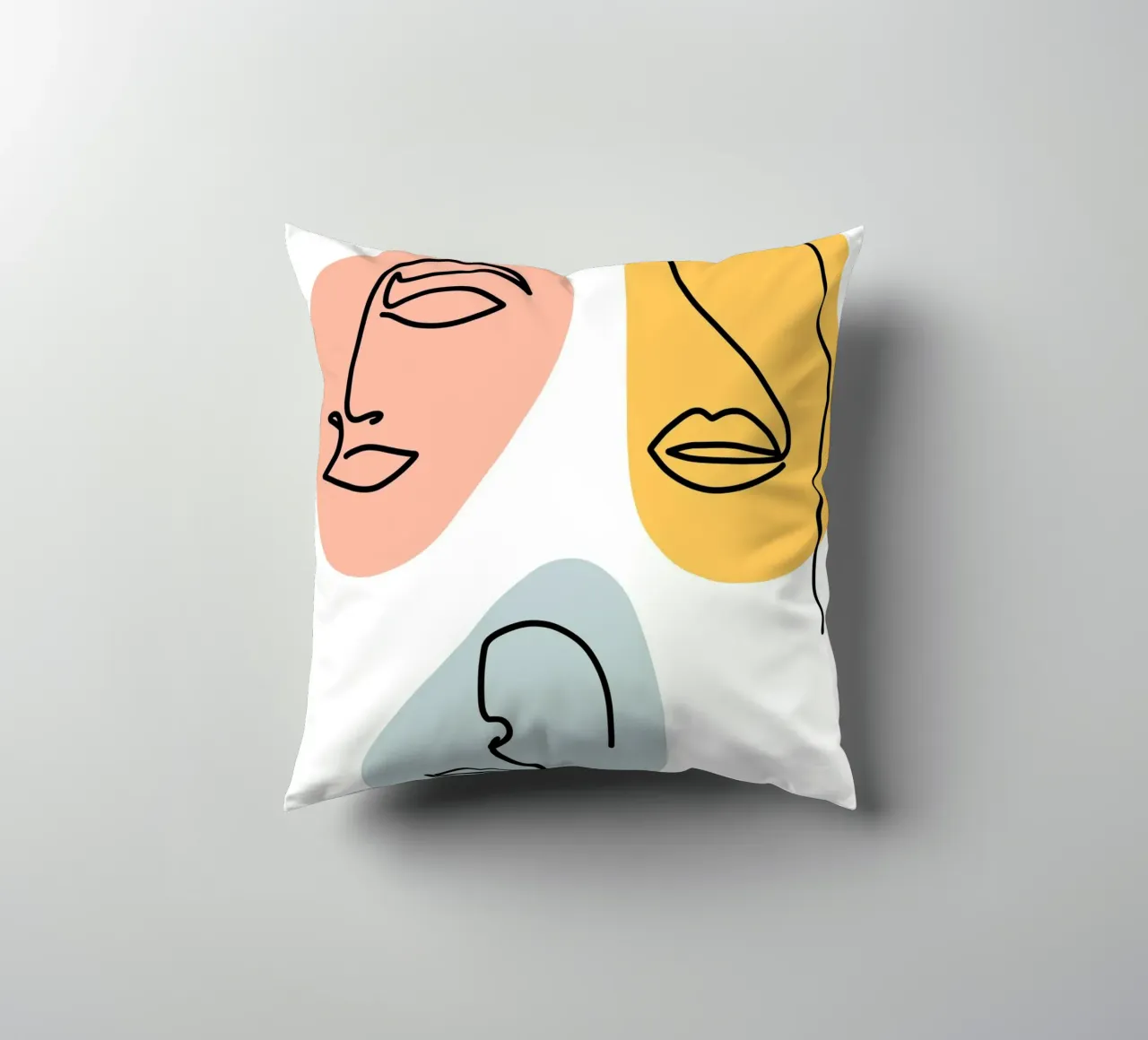 Optimism - Line Art cuscino da BAINAI