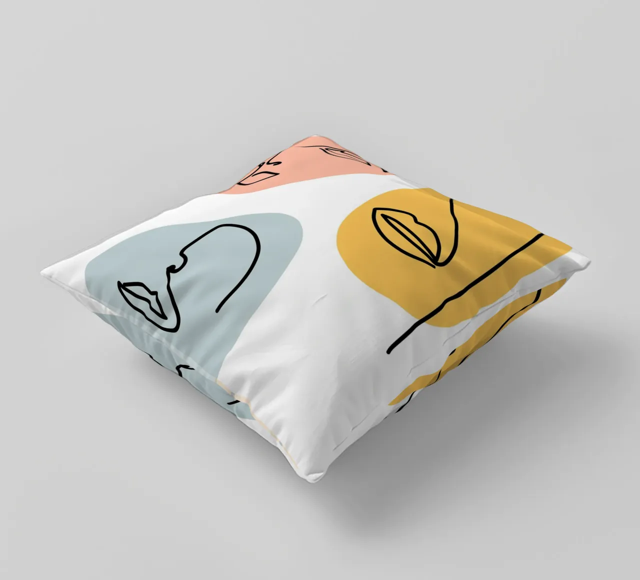 Optimism - Line Art cuscino da BAINAI