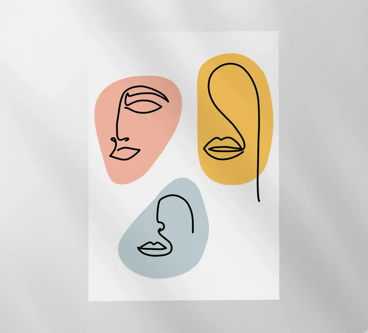 Optimism - Line Art pellicola backlit da BAINAI