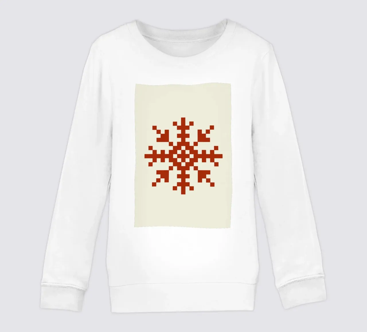Red Snowflake 3 felpa bambino da Studio One