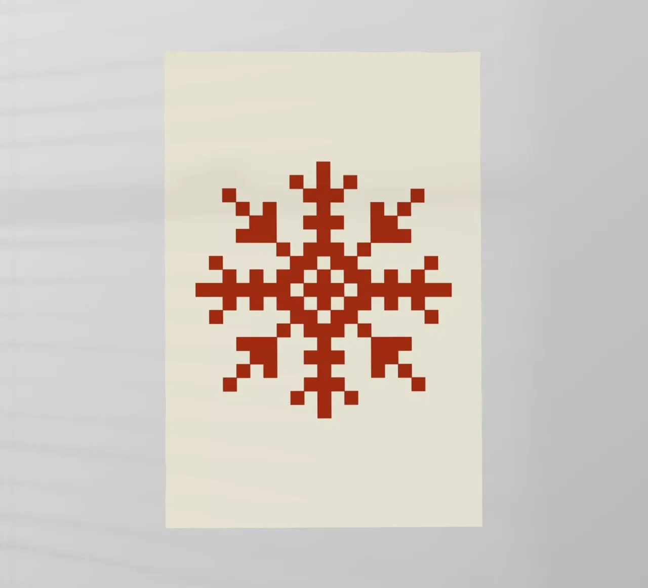 Red Snowflake 3 pellicola backlit da Studio One