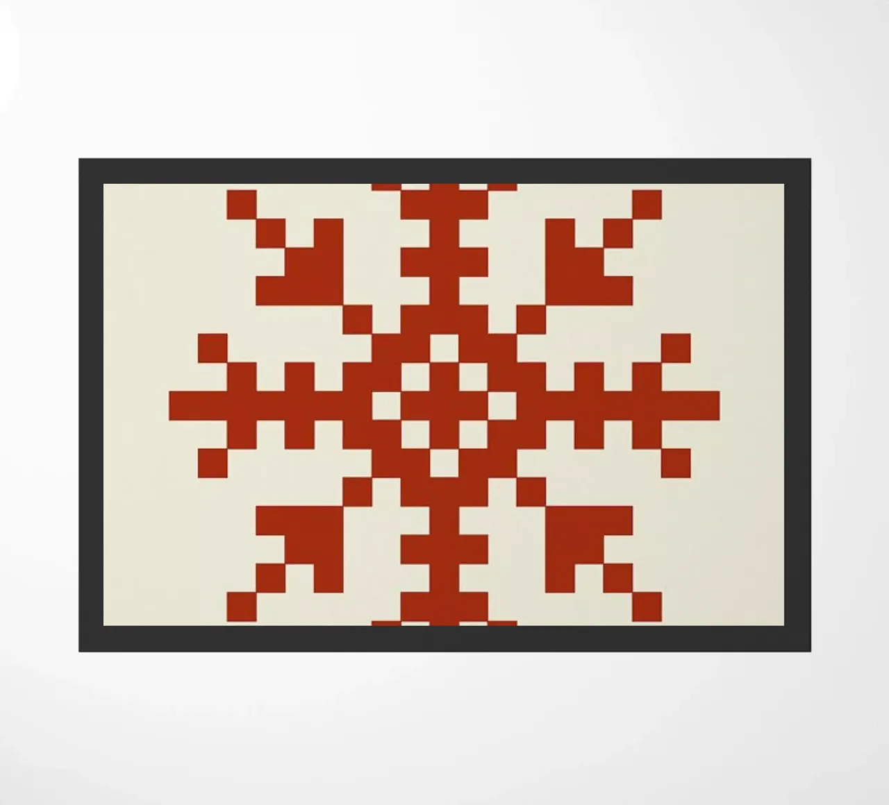 Red Snowflake 3 zerbino da Studio One