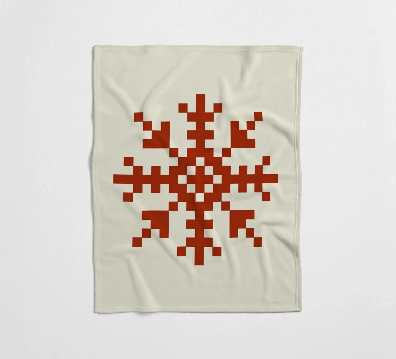 Red Snowflake 3 coperta in pile da Studio One