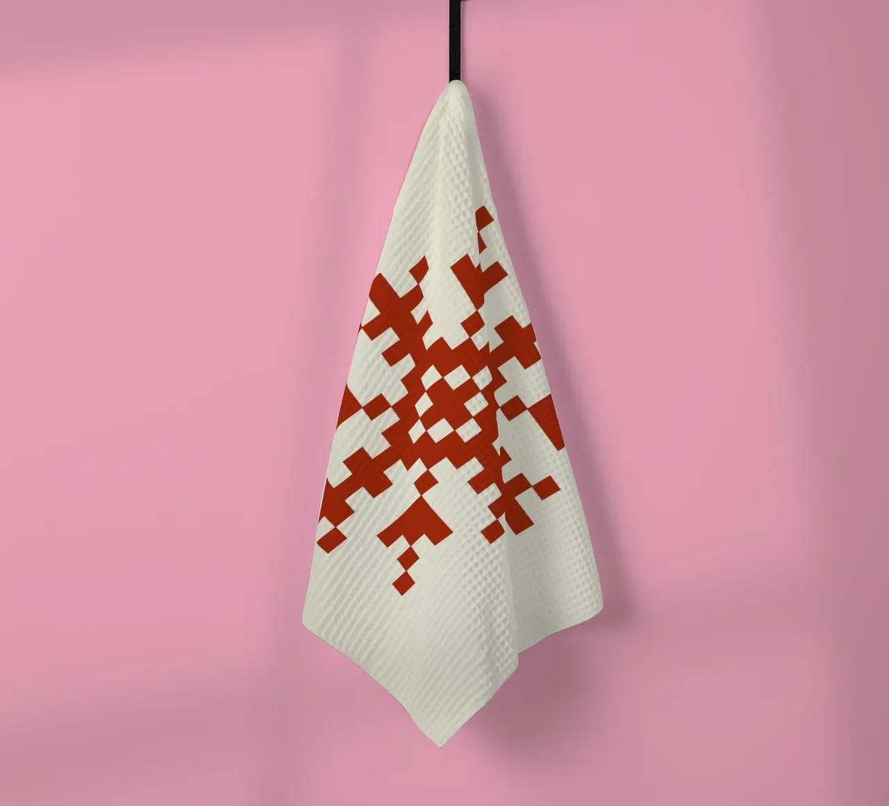 Red Snowflake 3 canovaccio da cucina da Studio One
