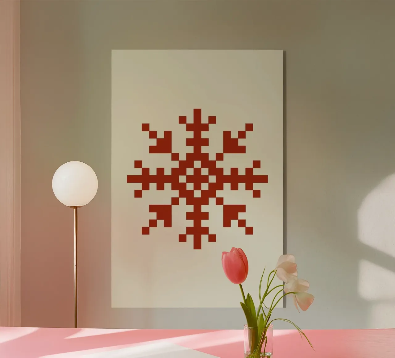 Red Snowflake 3 plexiglass da Studio One