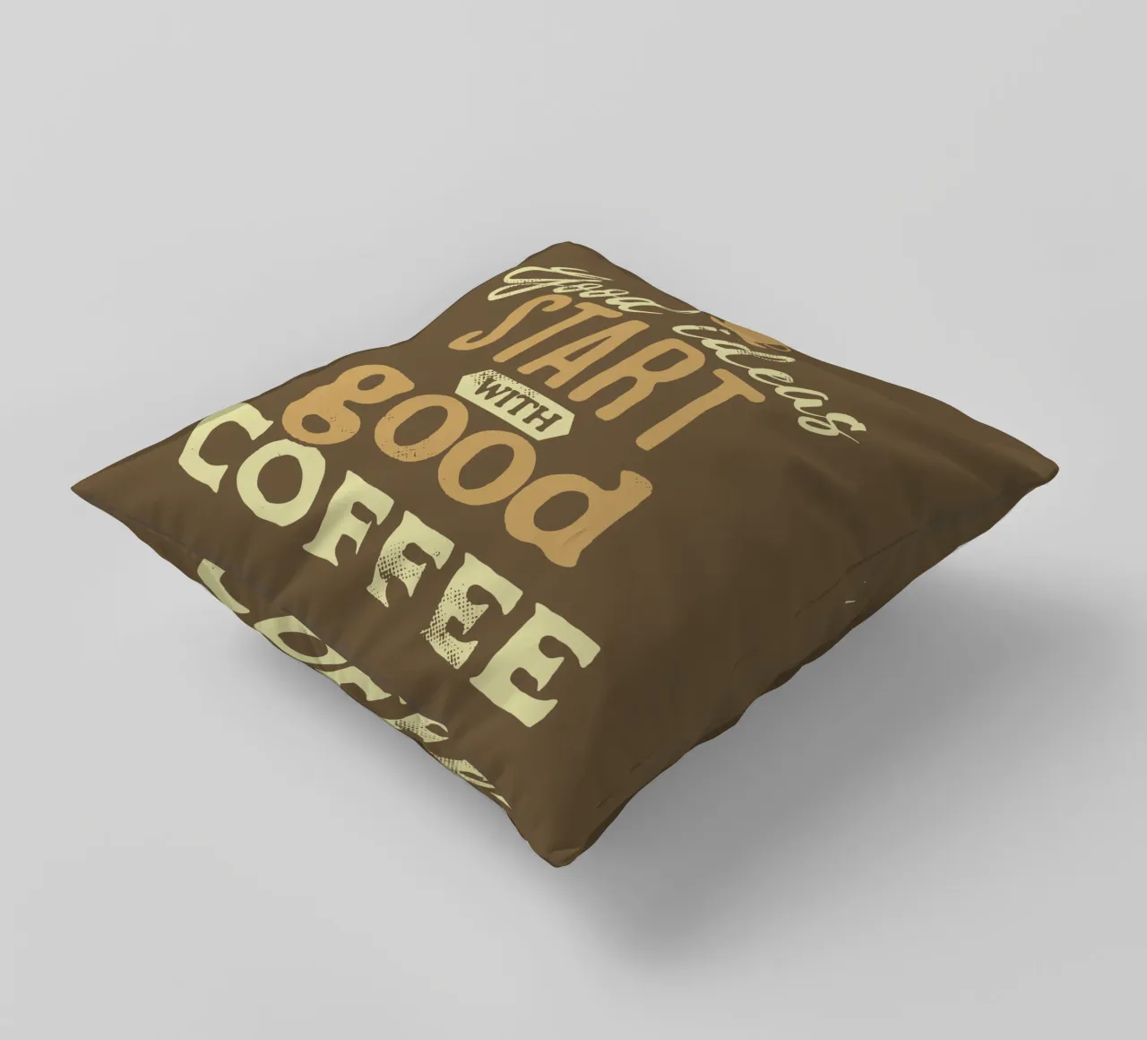 Le buone idee iniziano con un buon caffè cuscino da Gunawan Rb