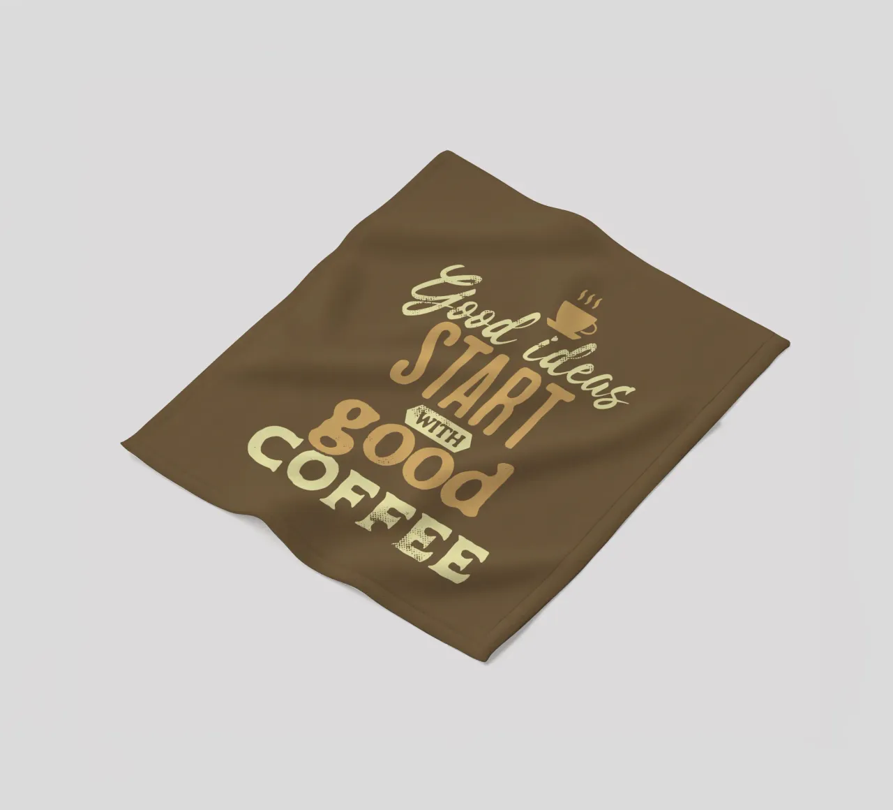 Le buone idee iniziano con un buon caffè coperta in pile da Gunawan Rb