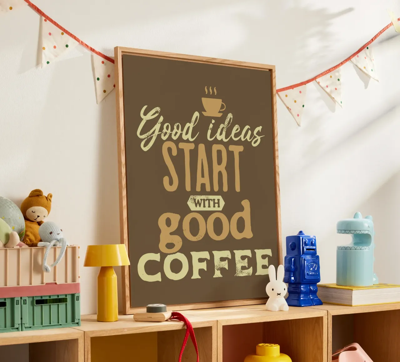 Le buone idee iniziano con un buon caffè plexiglass da Gunawan Rb