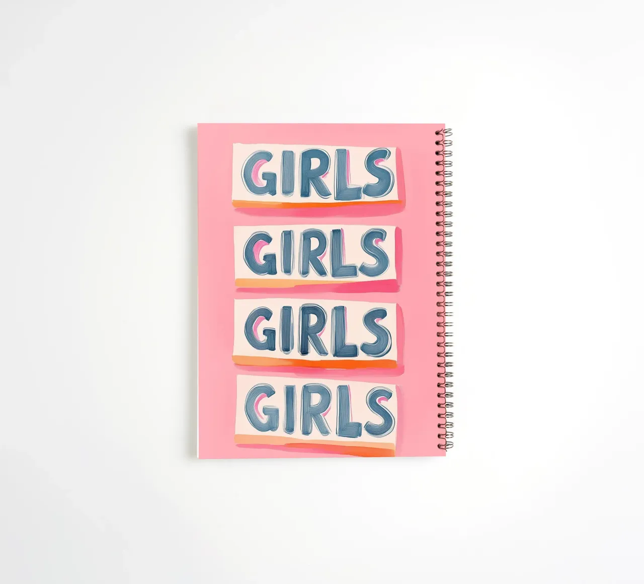 Pastel Girls Power diario ad anelli da Carinaprint