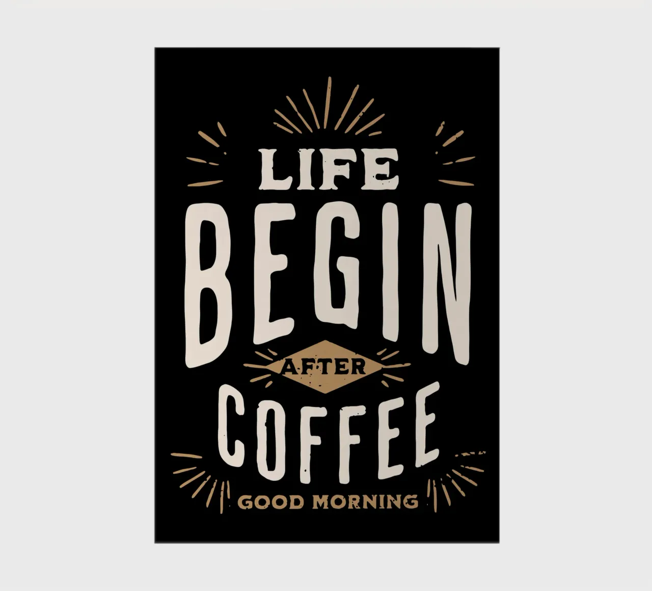 Life begin after coffee notebook by Gunawan Rb