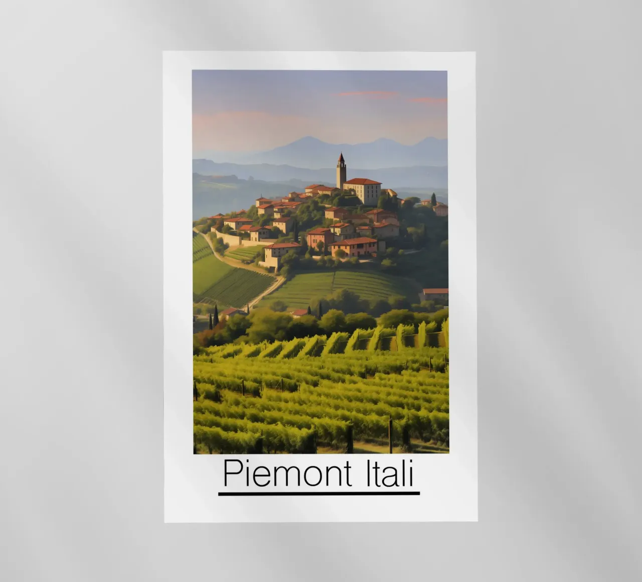 Piemonte pittoresco pellicola backlit da Carinaprint