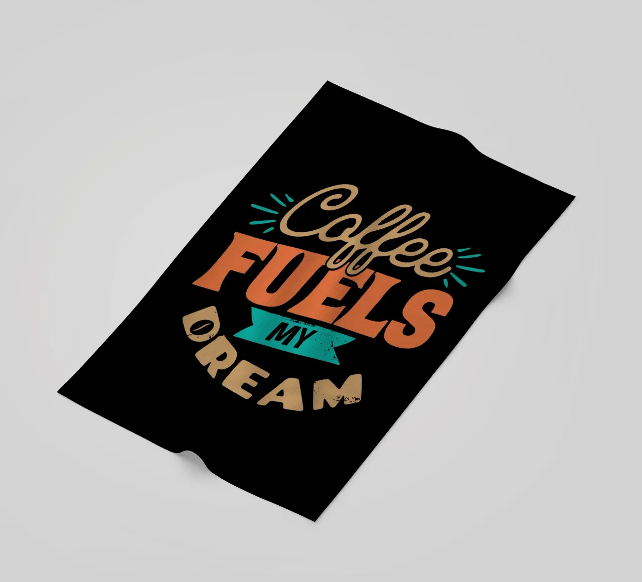Coffee Fuels my dream beach towel by Gunawan Rb