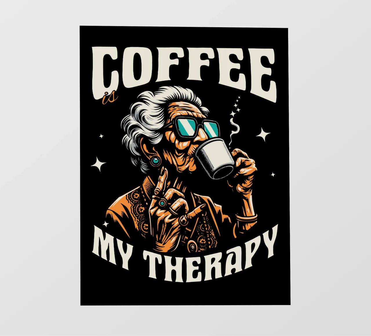 Il caffè è la mia terapia pellicola backlit da Gunawan Rb