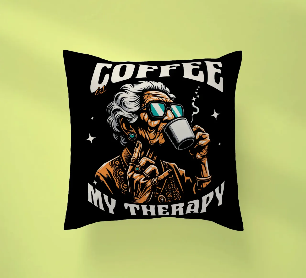Il caffè è la mia terapia cuscino da Gunawan Rb