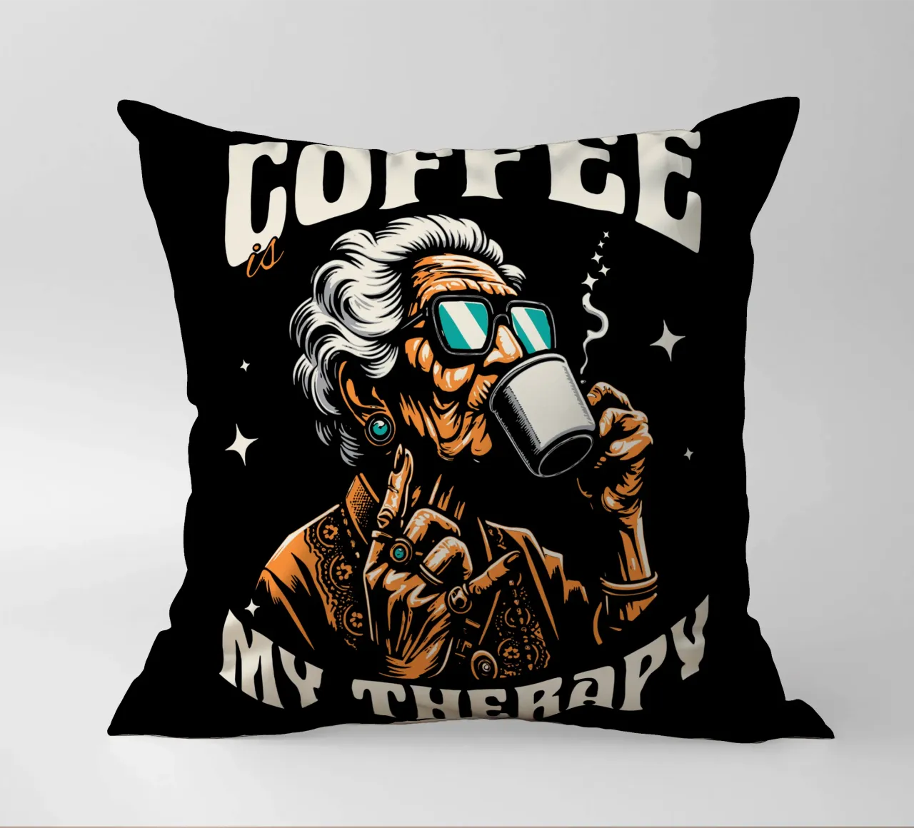 Il caffè è la mia terapia cuscino da Gunawan Rb