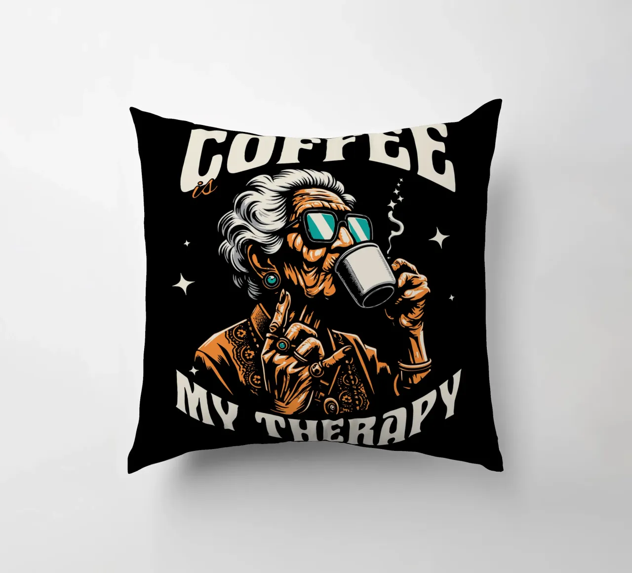 Il caffè è la mia terapia cuscino da Gunawan Rb