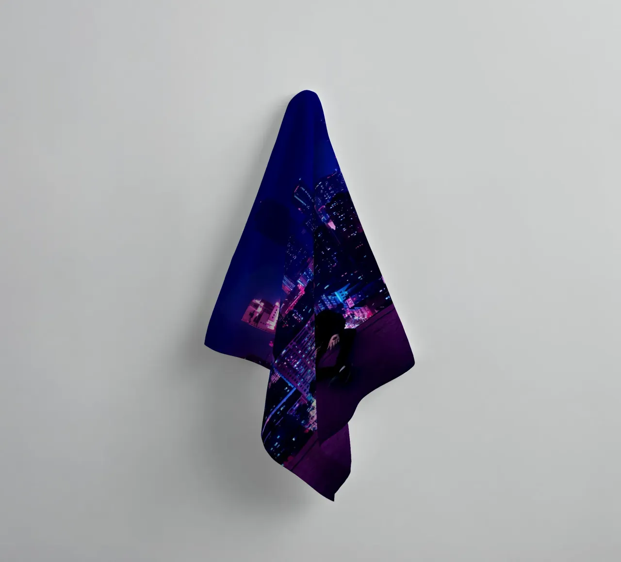 Seul Cyberpunk serviette de bain de arizrab
