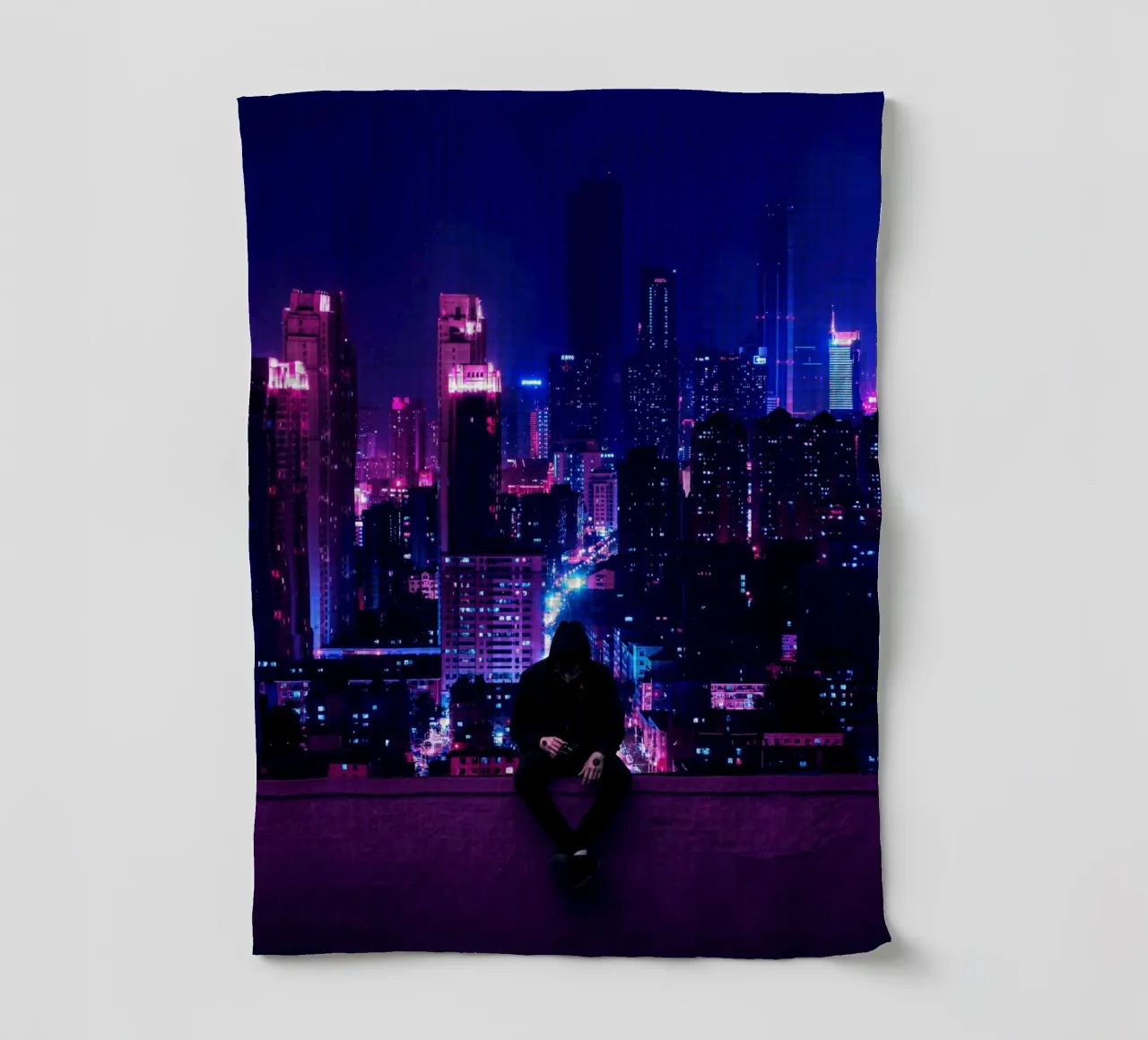 Alleen Cyberpunk theedoek van arizrab