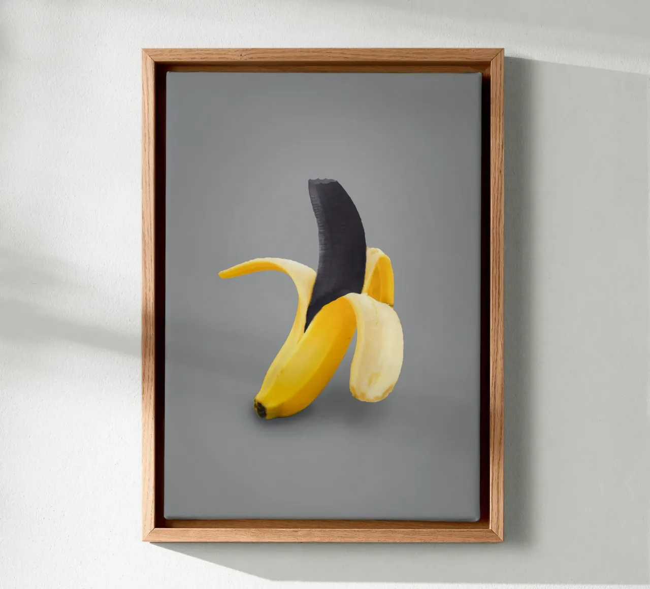 Gepelde zwarte banaan canvas met Baklijst van arizrab