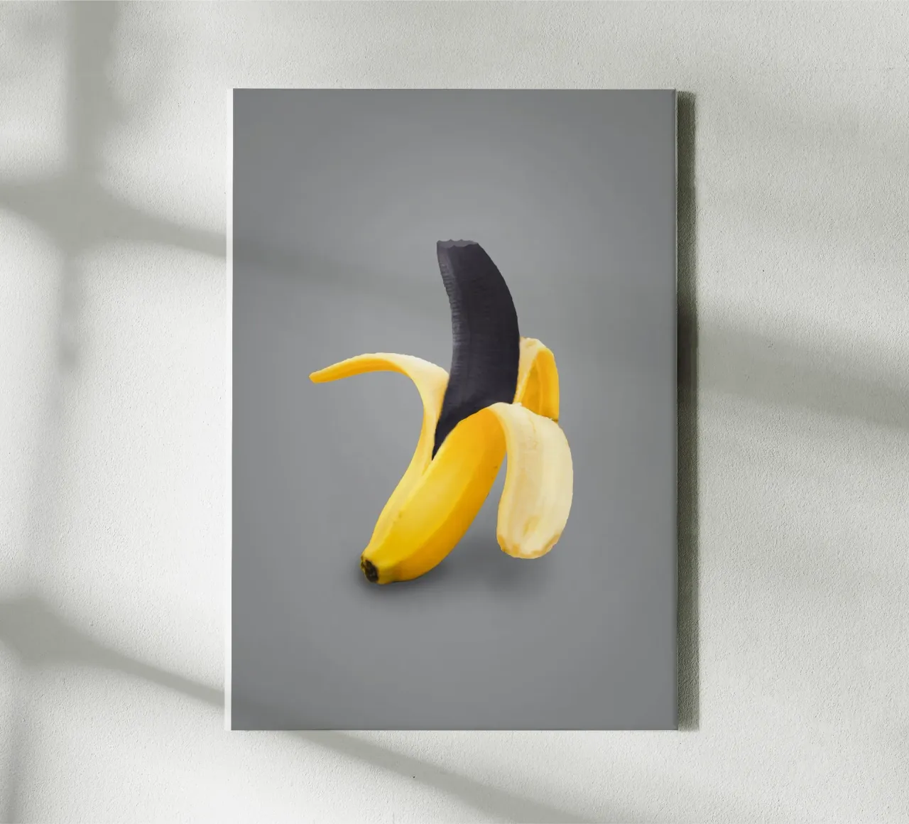 Gepelde zwarte banaan canvas met Baklijst van arizrab