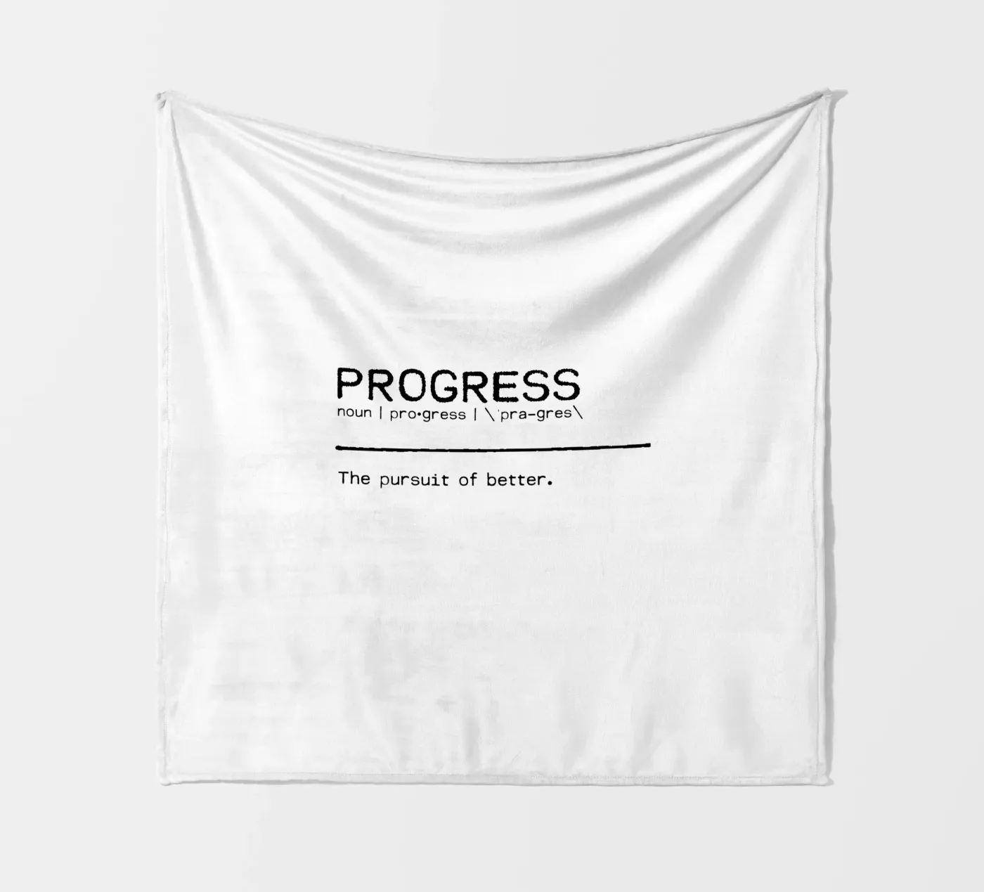 Definition Quote - Progress Fleecedecke von Orara Studio