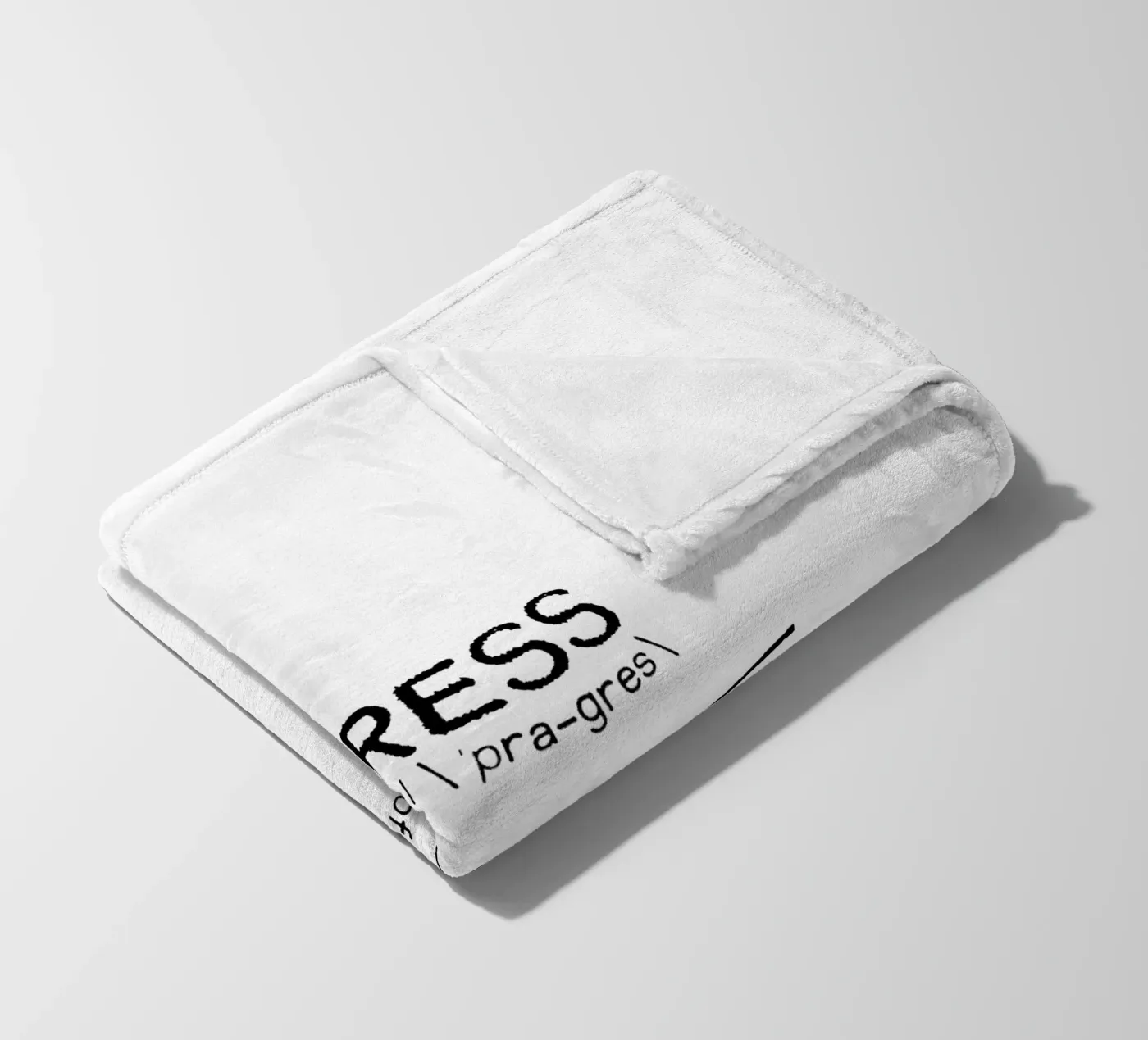 Definition Quote - Progress Fleecedecke von Orara Studio