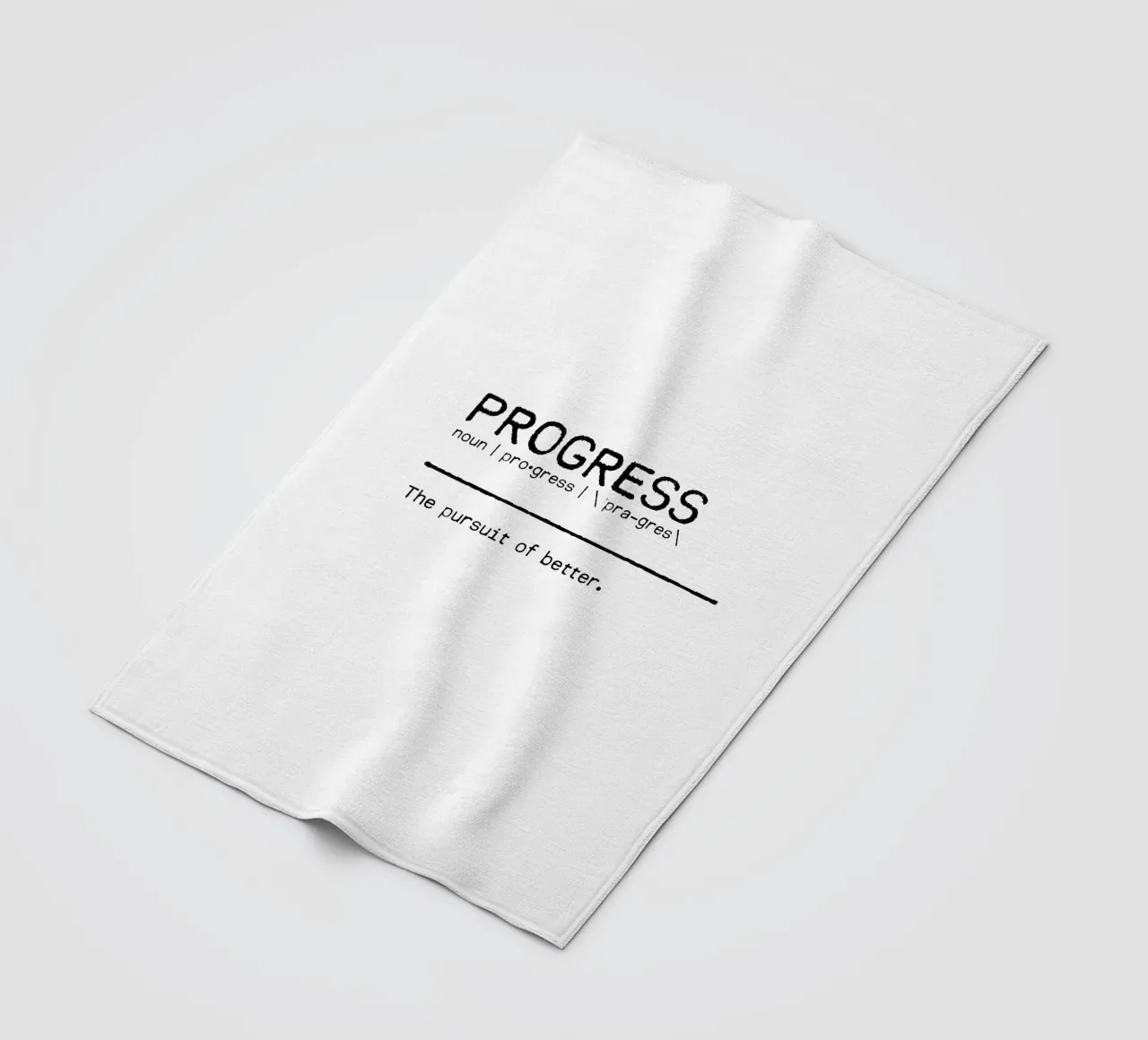 Definizione Citazione - Progresso coperta in pile da Orara Studio