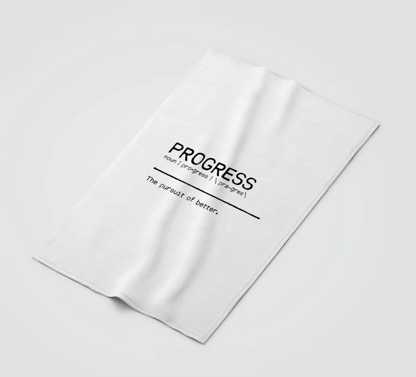 Definition Quote - Progress Fleecedecke von Orara Studio