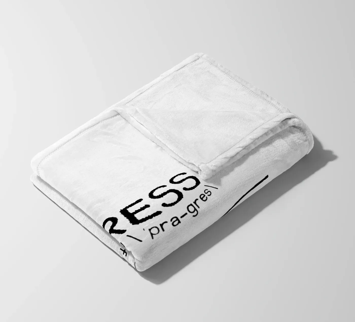 Definition Quote - Progress Fleecedecke von Orara Studio