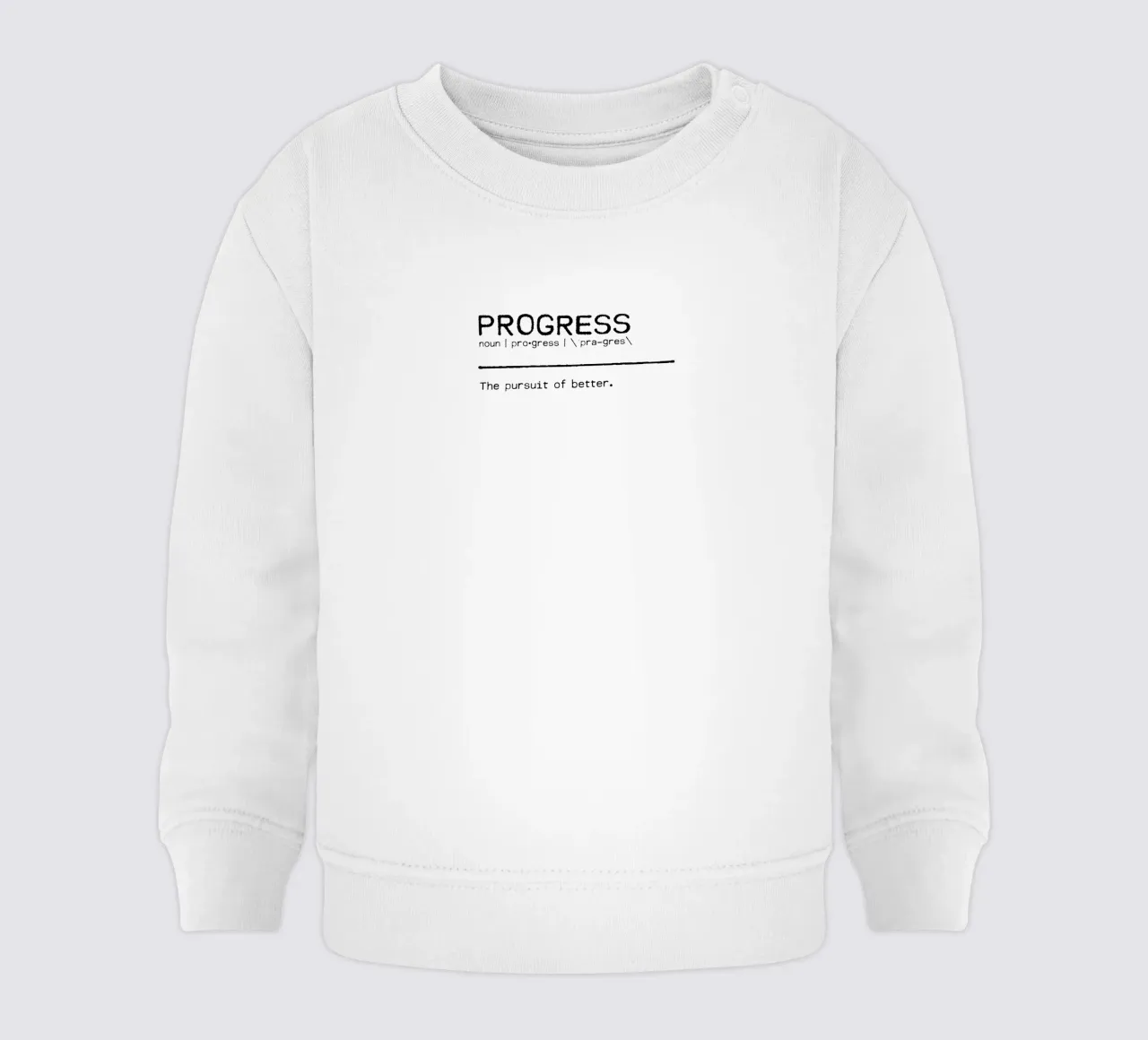 Definizione Citazione - Progresso felpa neonato da Orara Studio