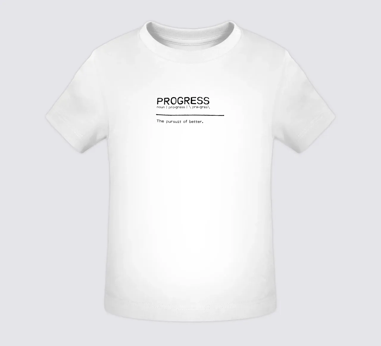Definizione Citazione - Progresso maglietta neonato da Orara Studio