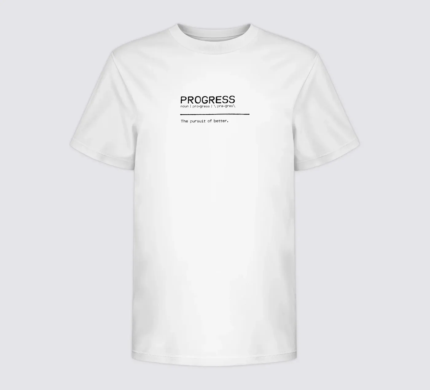 Definizione Citazione - Progresso t-shirt bambini da Orara Studio