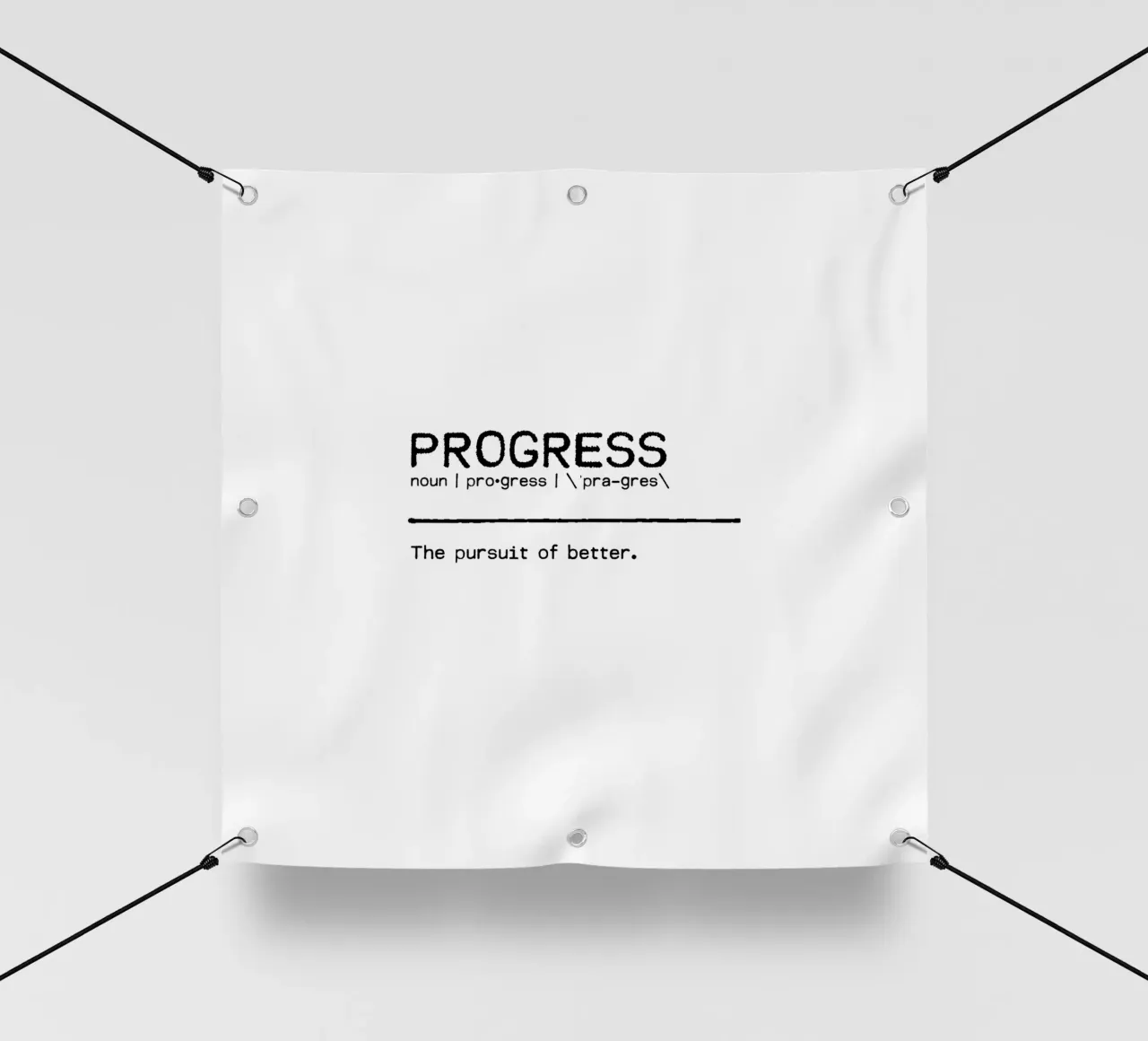 Definizione Citazione - Progresso telo in pvc da Orara Studio