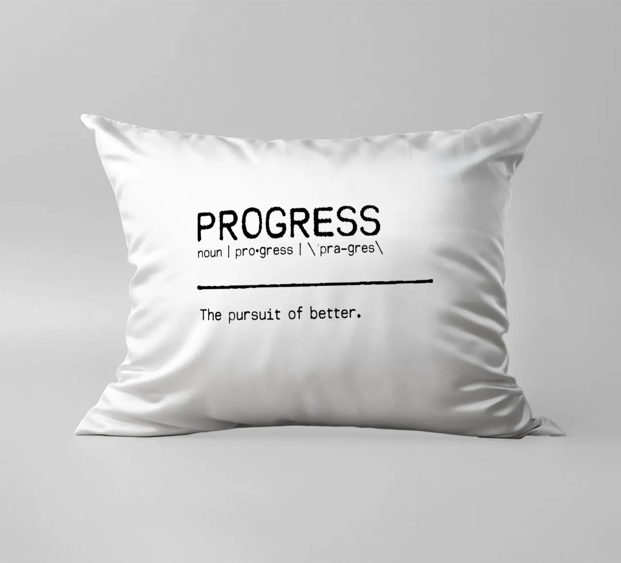 Definizione Citazione - Progresso cuscino da Orara Studio