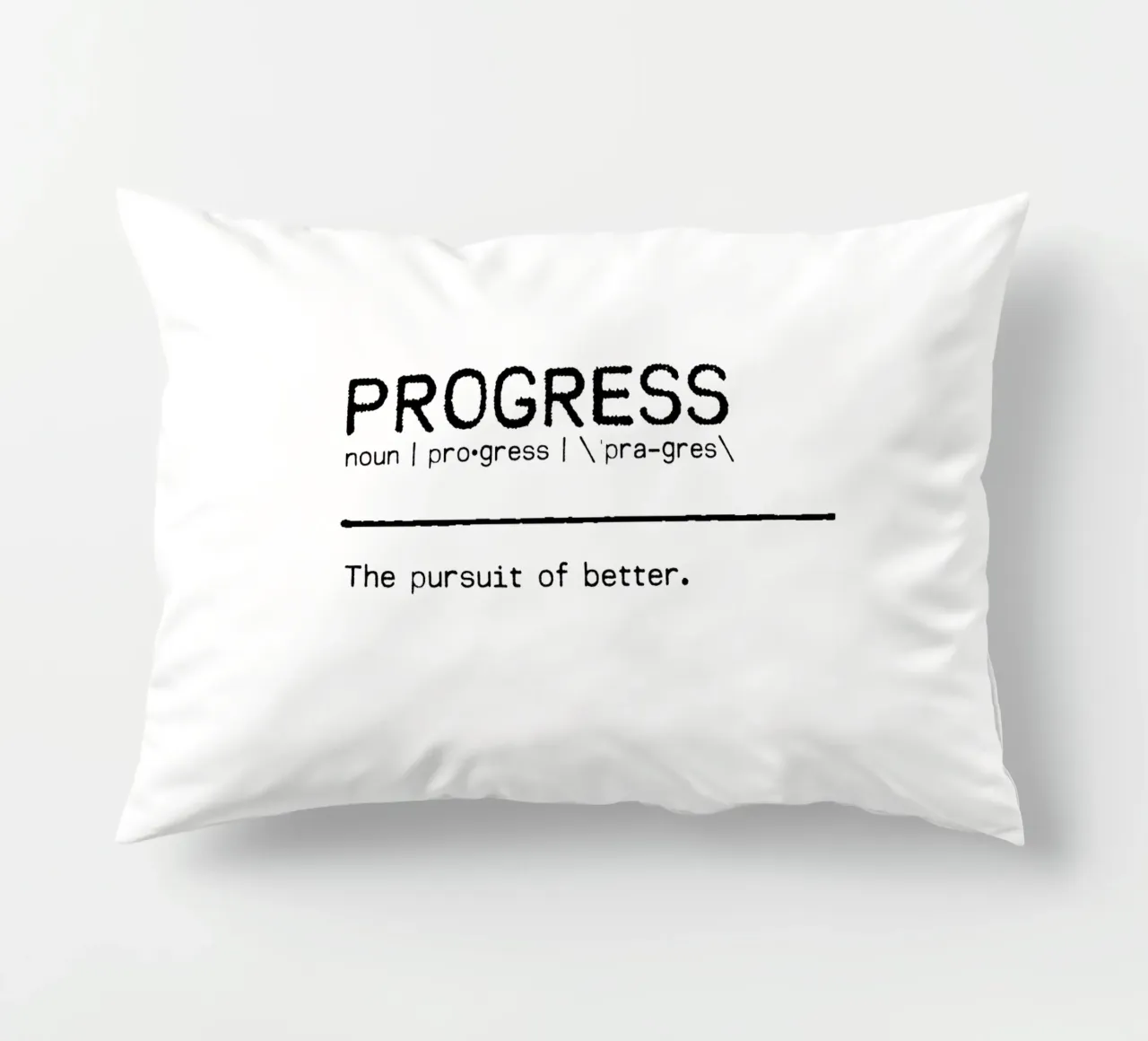 Definizione Citazione - Progresso cuscino da Orara Studio