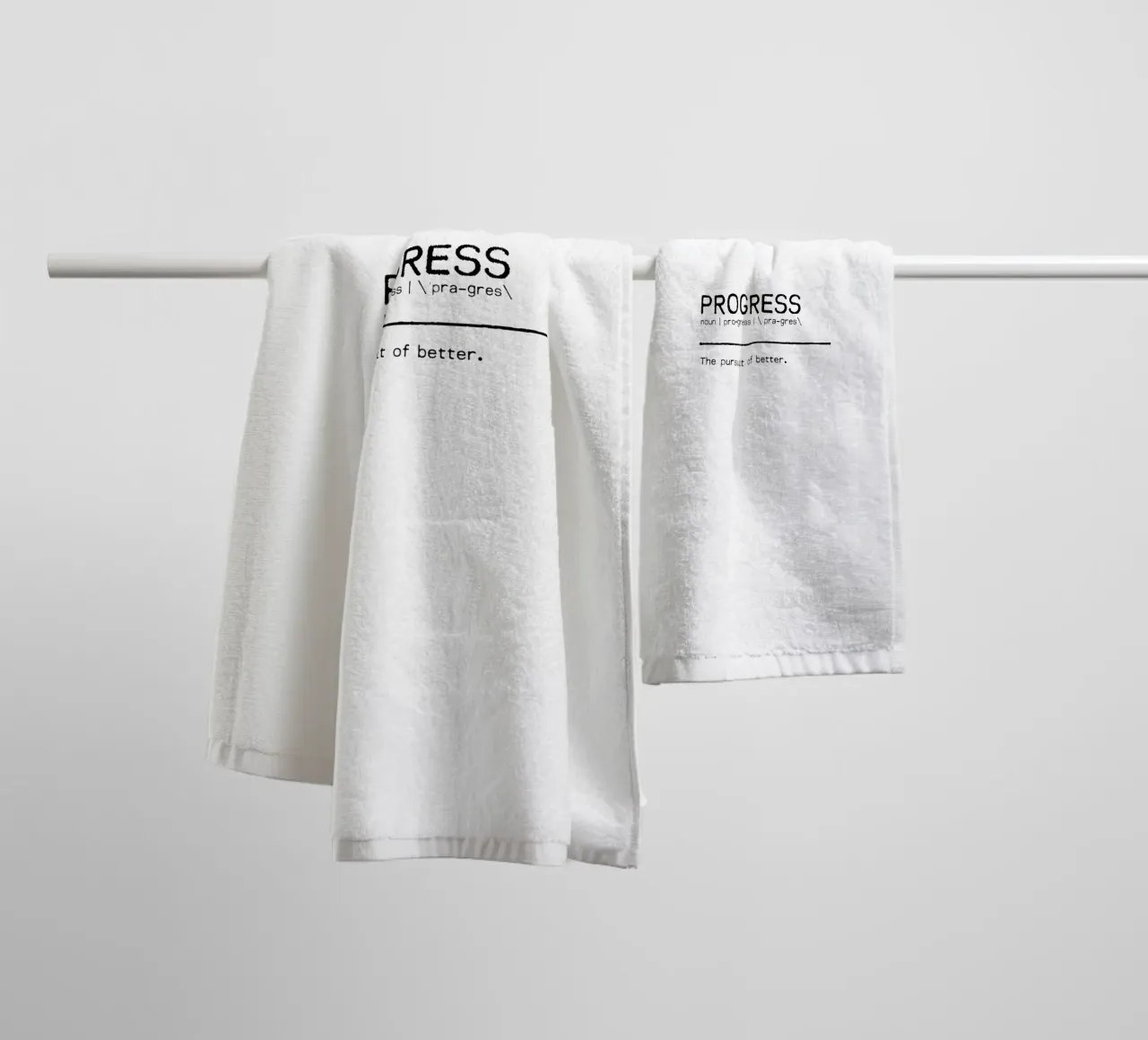 Definition Quote - Progress towel by Orara Studio