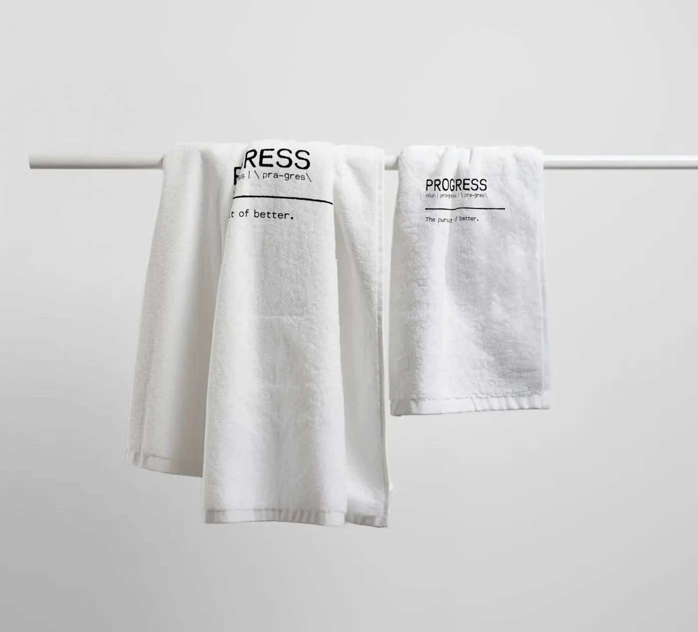 Definition Quote - Progress towel by Orara Studio