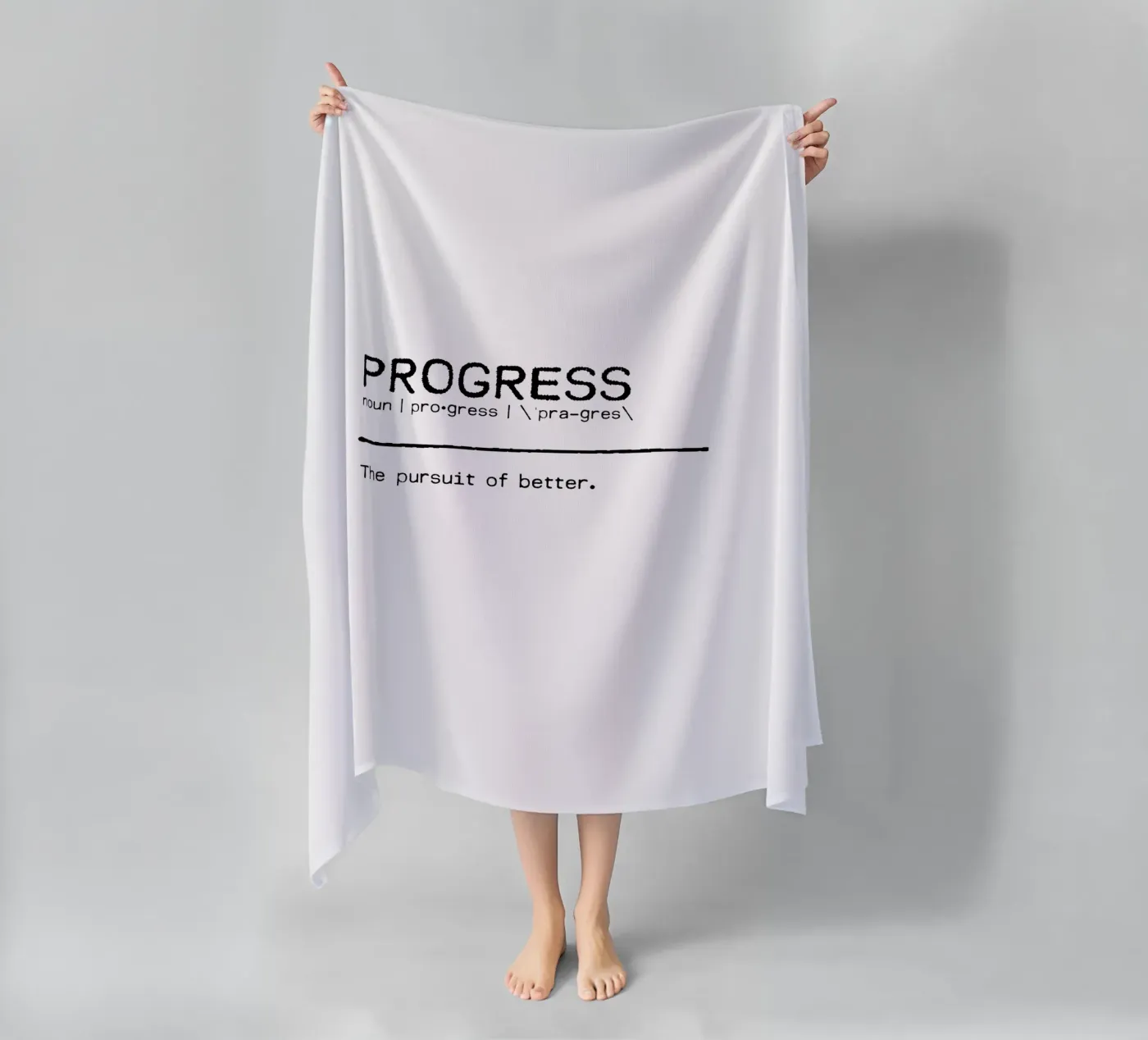 Definition Quote - Progress telo mare da Orara Studio