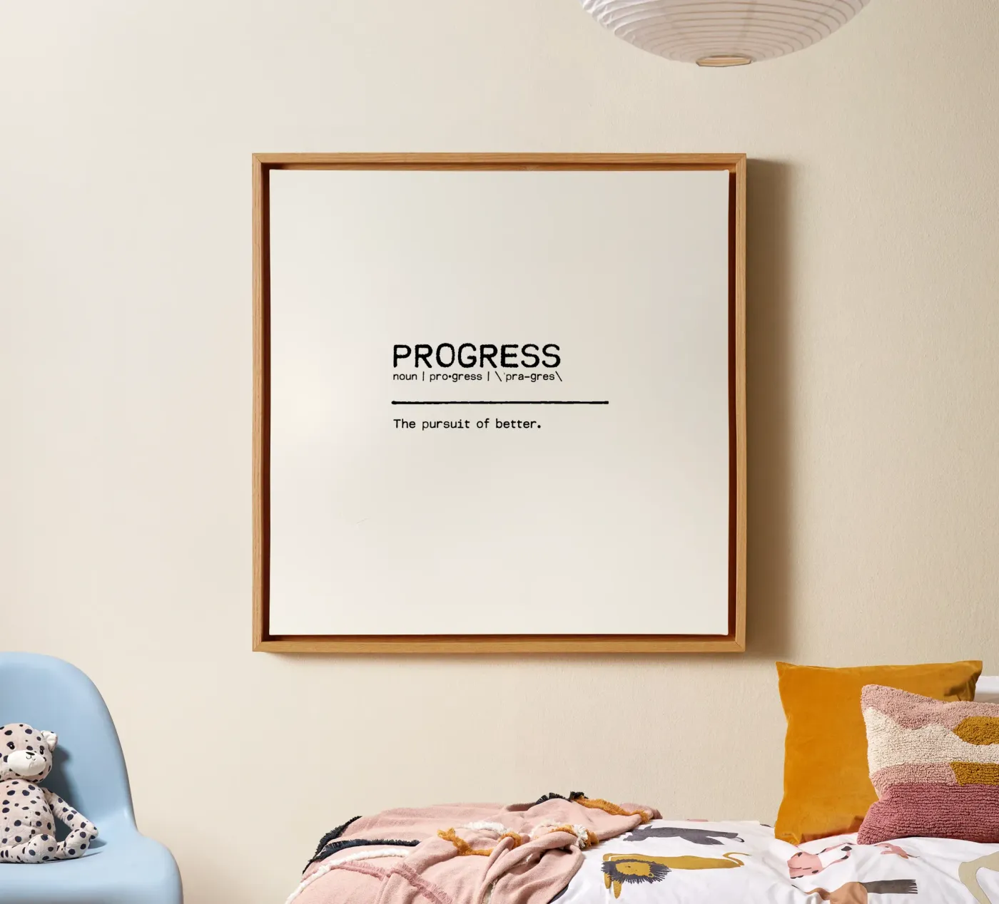 Definition Quote - Progress canvas by Orara Studio