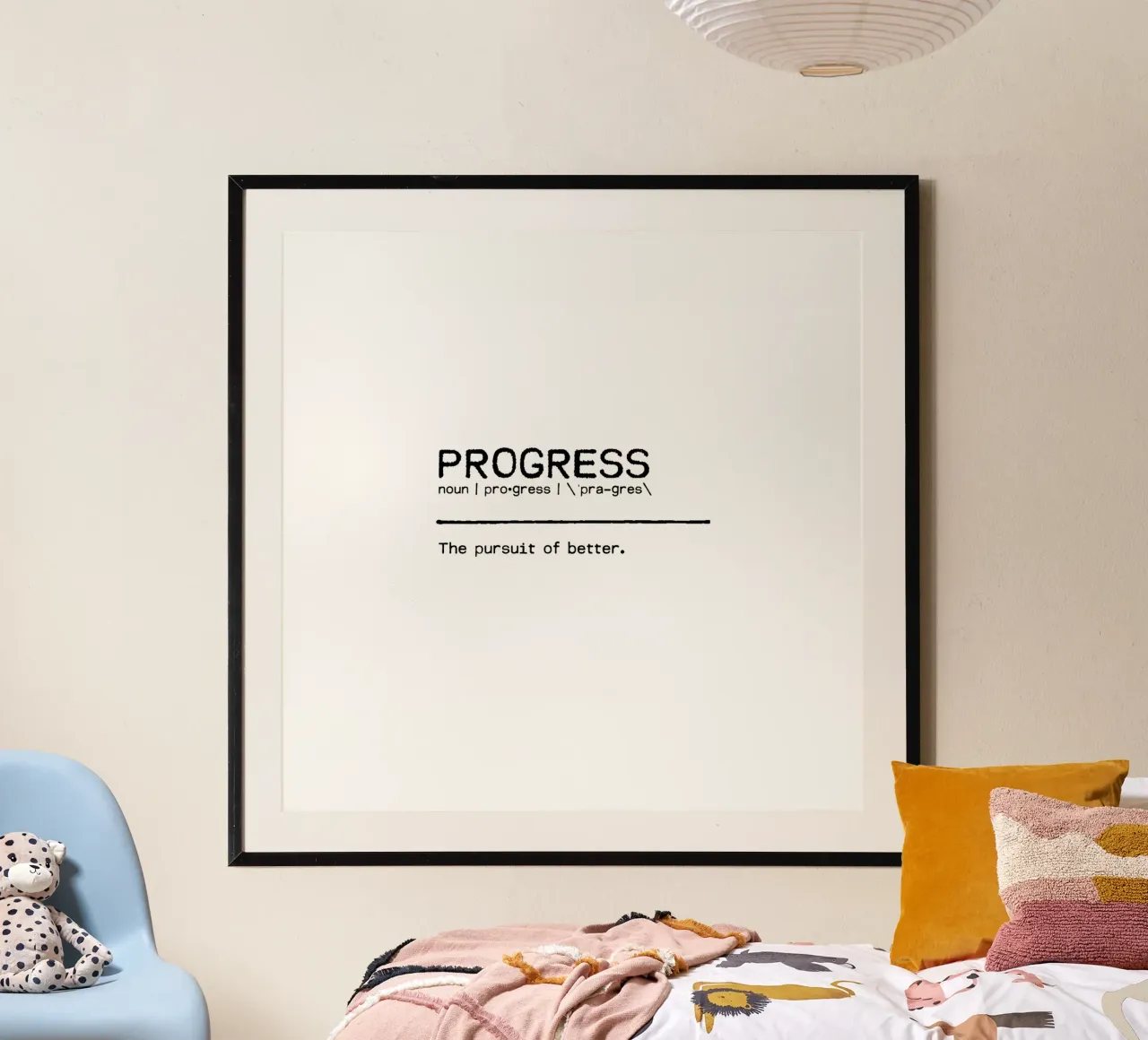Definition Quote - Progress poster by Orara Studio
