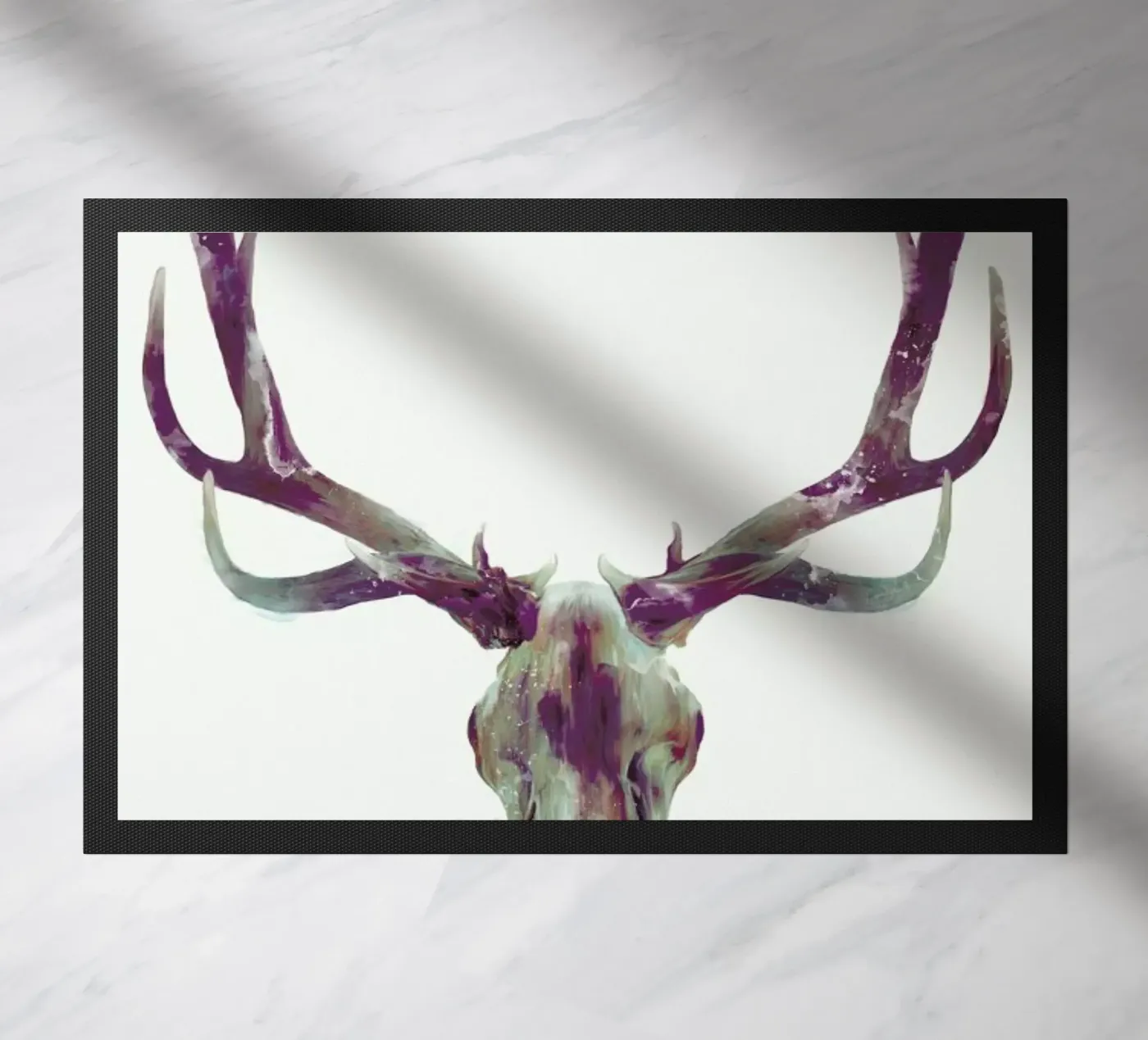 Elk Skull doormat by Amy Hamilton