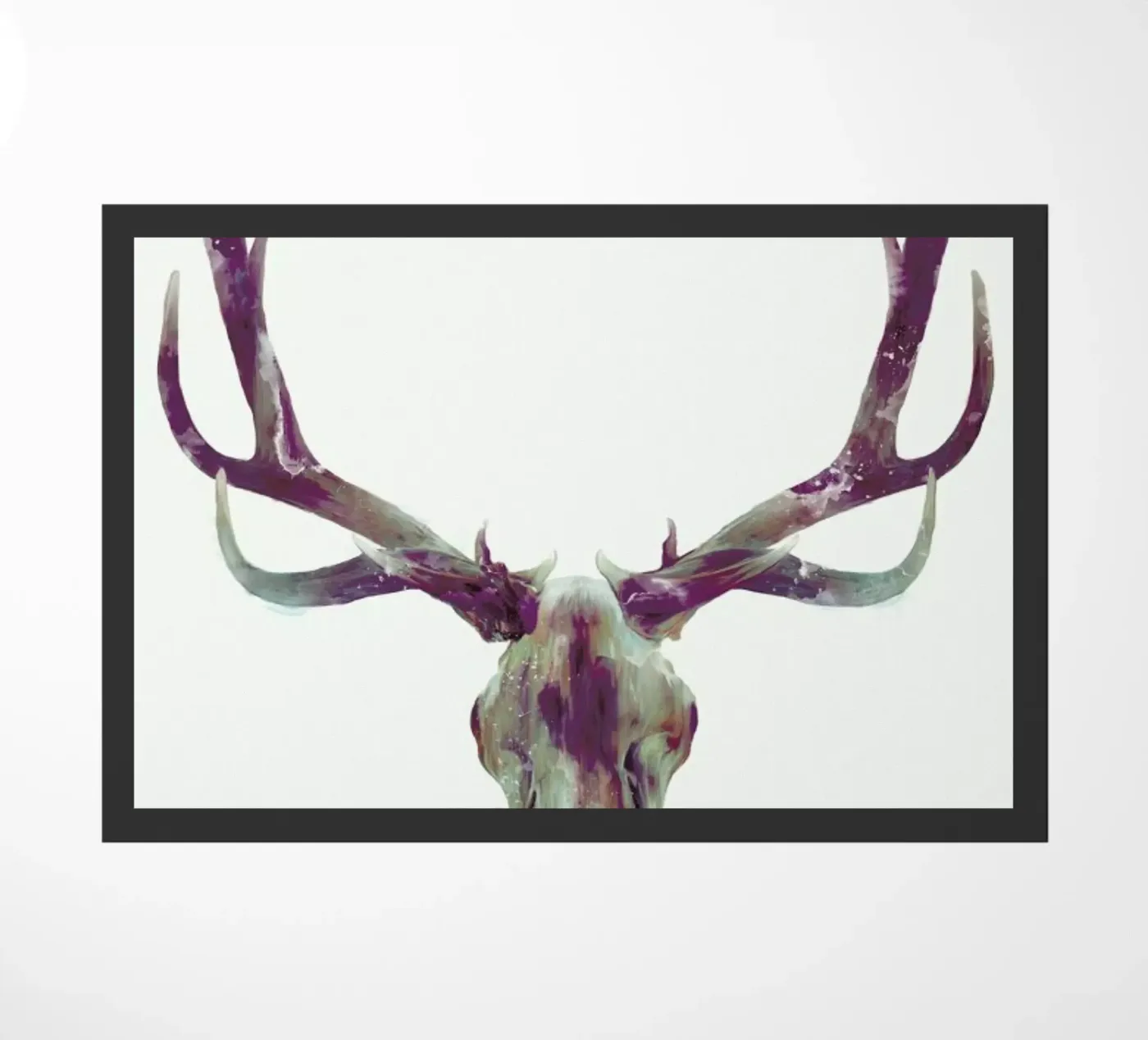 Elk Skull doormat by Amy Hamilton