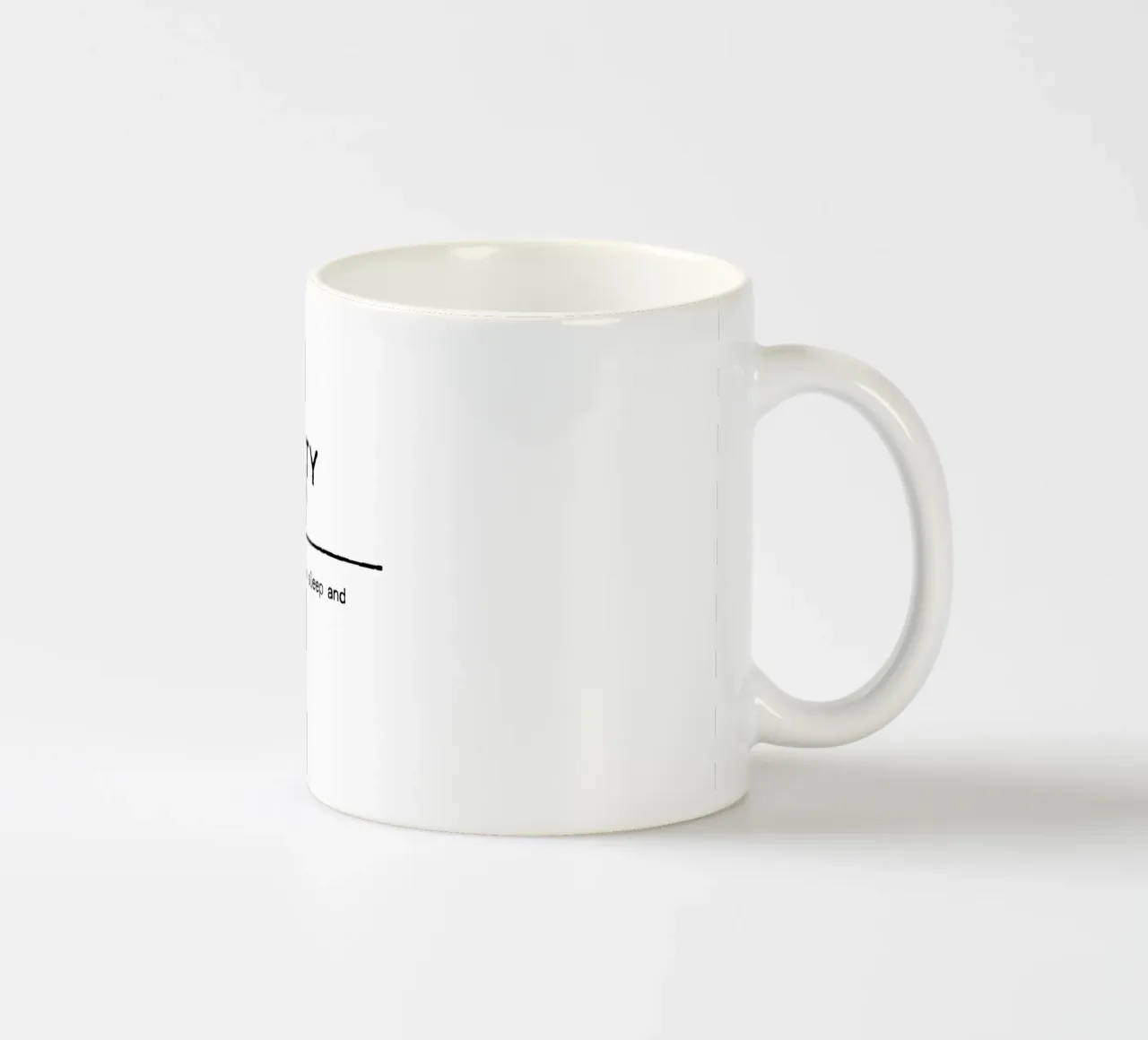 Definizione Citazione - Realtà tazza in ceramica da Orara Studio